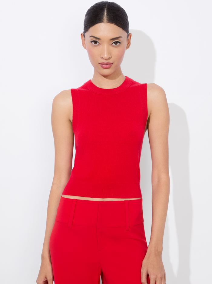 ARACELI SHELL - BRIGHT RUBY - Alice And Olivia