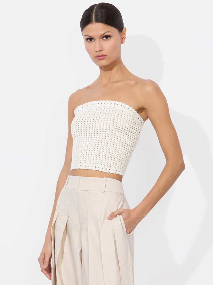 ALISON TUBE TOP - SOFT WHITE - Alice And Olivia