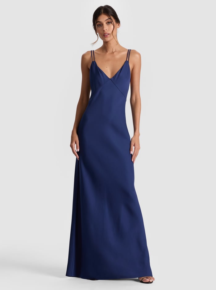 KIRO MAXI DRESS - INDIGO - Alice And Olivia