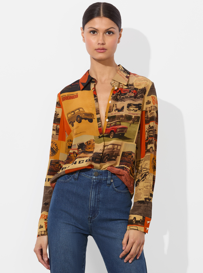 A+O X BRONCO WILLA TOP - BRONCO - Alice And Olivia