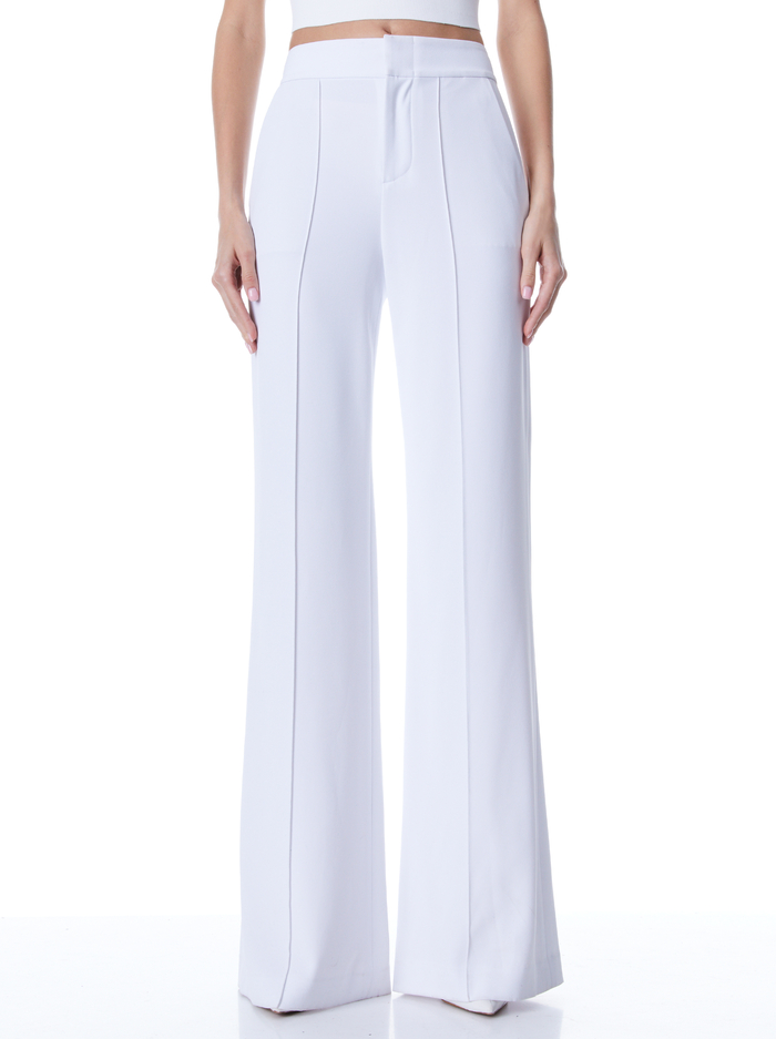 DYLAN PANT - WHITE - Alice And Olivia